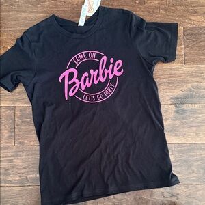 Barbie Kids Black T-Shirt